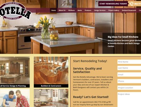 Rotella Kitchen and Bath Design Center Website